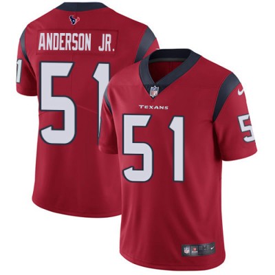 Nike Houston Texans #51 Will Anderson Jr. Red Alternate Men's Stitched NFL Vapor Untouchable Limited Jersey Men's